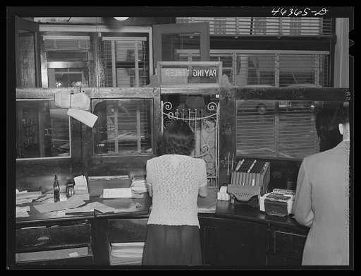 Untitled photo, possibly related to: In the Greensboro Bank, Greene County, Georgia