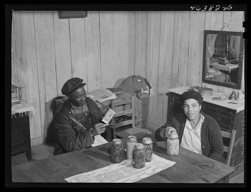 Untitled photo, possibly related to: Mr. John Armour and his wife, FSA (Farm Security Administration) clients, Meadow Crest community, Greene County, Georgia