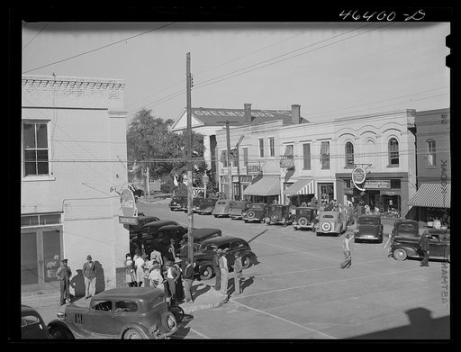 Untitled photo, possibly related to: View of Greensboro, Greene County, Georgia. on Saturday afternoon
