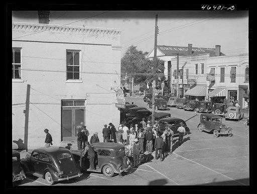View of Greensboro, Greene County, Georgia. on Saturday afternoon