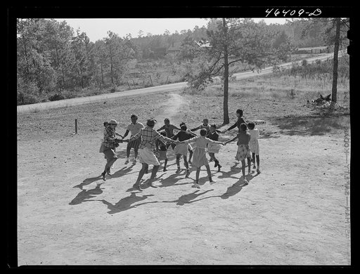 During the play period at the Alexander Community School in Greene County, Georgia