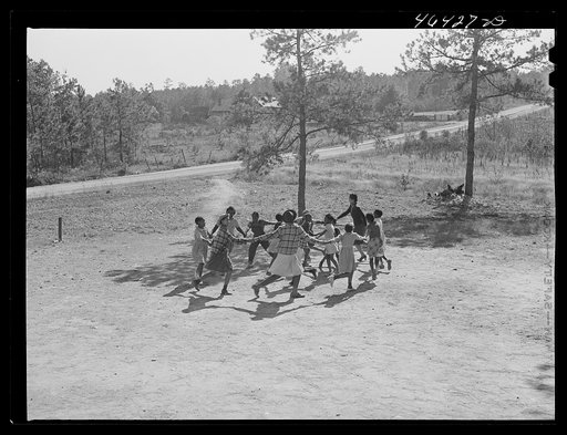 During the play period at the Alexander Community School in Greene County, Georgia