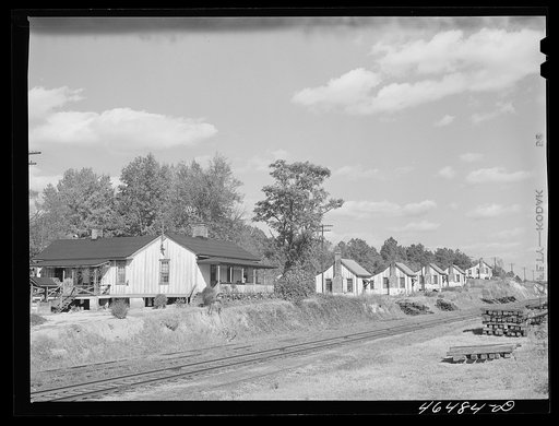 Houses for railroad workers, Greene County, Georgia