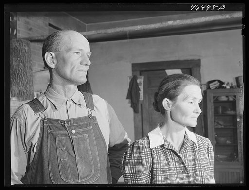 Mr. and Mrs. Wilks, FSA (Farm Security Administration) clients near Union Point, Greene County, Georgia