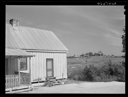 Tenant house on the old Jackson plantation, near Mosquito Crossing, Greene County, Georgia