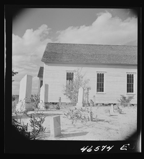 Untitled photo, possibly related to: Bethany church, one of the oldest in the county near Siloam, Greene County, Gardner