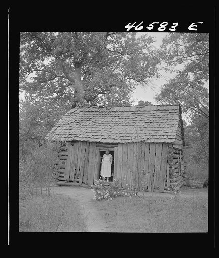 Untitled photo, possibly related to: Midwife going out on a call near Siloam, Greene County, Georgia