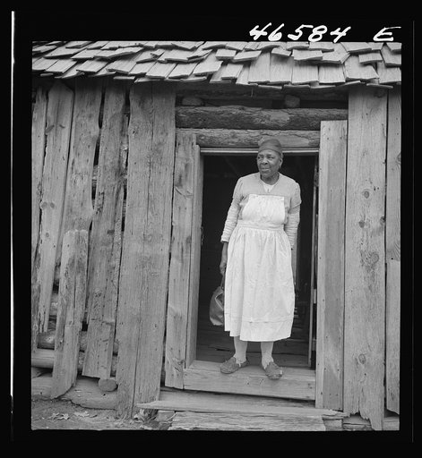 Untitled photo, possibly related to: Midwife going out on a call near Siloam, Greene County, Georgia