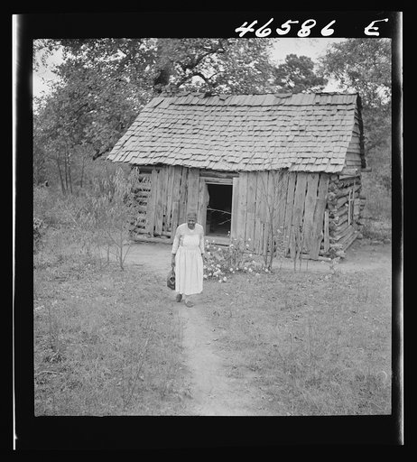Midwife going out on a call near Siloam, Greene County, Georgia