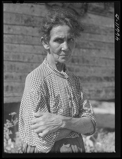 Untitled photo, possibly related to: Manati, Puerto Rico (vicinity). Widow of a farm laborer living on land which FSA (Farm Security Administration) is buying for a tenant purchase project
