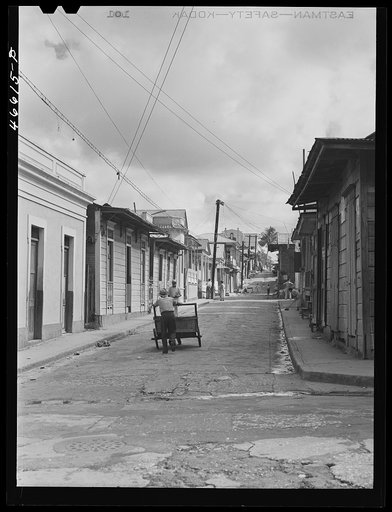 Manati, Puerto Rico. A street