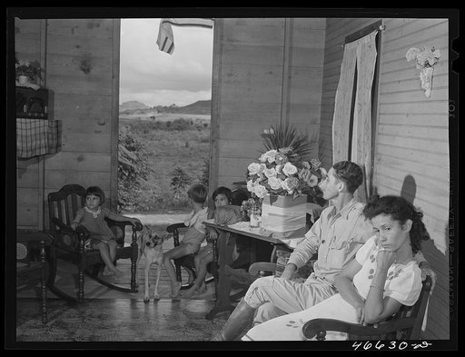 Manati, Puerto Rico (vicinity). In the home of the foreman of a sugar plantation