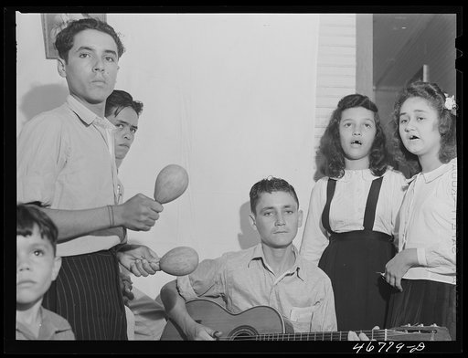 Corozal, Puerto Rico (vicinity). At a party for FSA (Farm Security Administration) tenant purchase borrowers on a farm