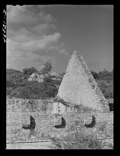 Untitled photo, possibly related to: Christiansted, Saint Croix Island, Virgin Islands (vicinity). Ruins of an old sugar mill and plantation house