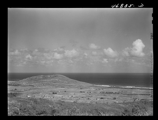 Saint Croix Island, Virgin Islands. Sugar farms along the northern coast
