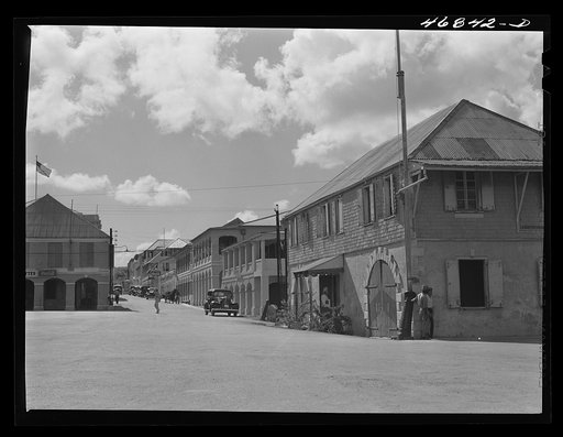 Christiansted, Saint Croix Island, Virgin Islands. At the main square