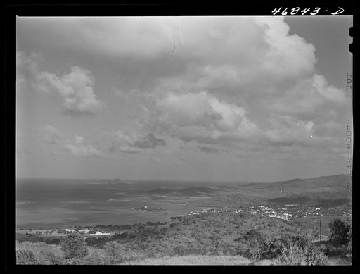 Untitled photo, possibly related to: Christiansted, Saint Croix, Virgin Islands (vicinity). General view of the sea coast