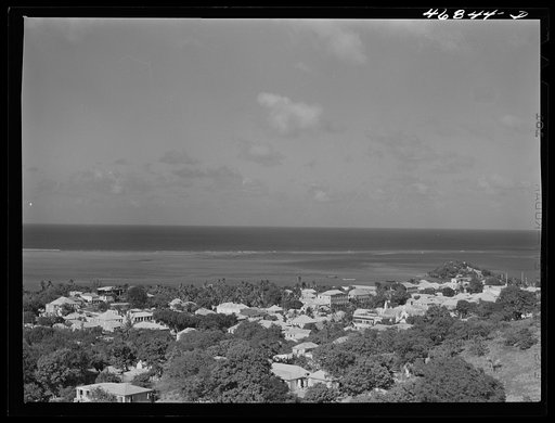 Christiansted, Saint Croix, Virgin Islands (vicinity). General view of the sea coast