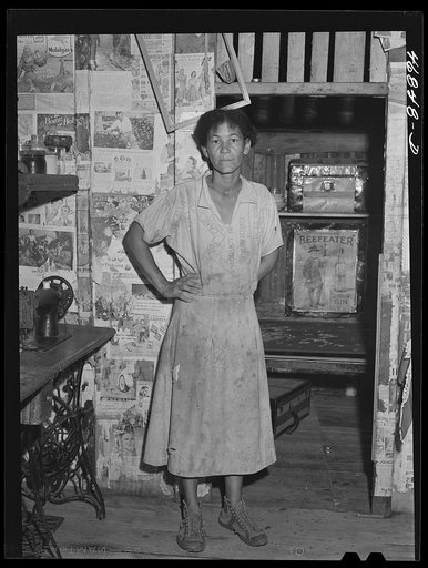 Christiansted, Saint Croix Island, Virgin Islands (vicinity). Wife of Puerto Rican farmer who is a FSA (Farm Security Administration) borrower