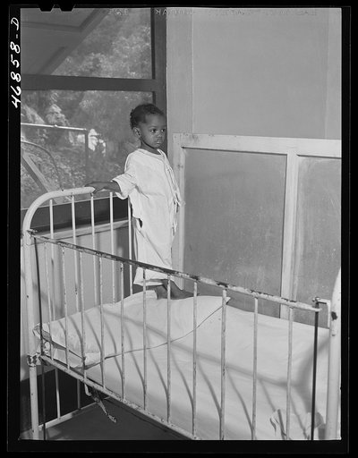 Christiansted, Saint Croix Island, Virgin Islands. In the children's ward at Christiansted hospital