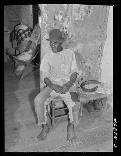 Saint Croix Island, Virgin Islands. FSA (Farm Security Administration) borrower at his home near village of La Vallee