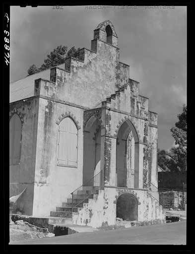 Frederiksted, Saint Croix Island, Virgin Islands. Church
