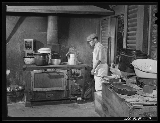 Christiansted, Saint Croix Island, Virgin Islands. The kitchen at the Christiansted Hospital