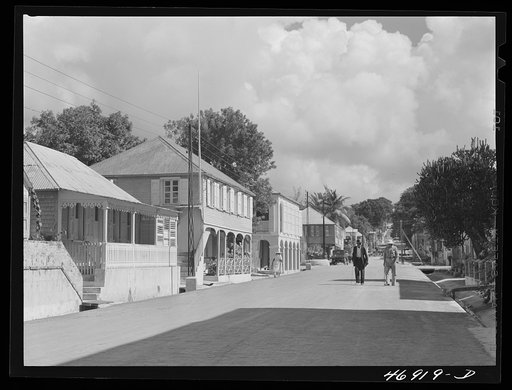 Frederiksted, Saint Croix Island, Virgin Islands. Street