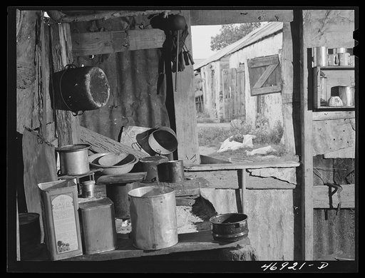 Williams, Saint Croix Island, Virgin Islands. A kitchen in one of the houses