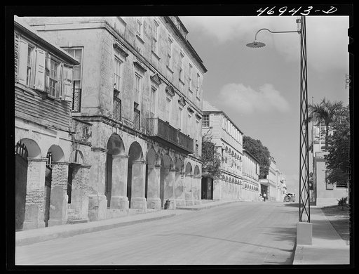 Frederiksted, Saint Croix Island, Virgin Islands. Main street