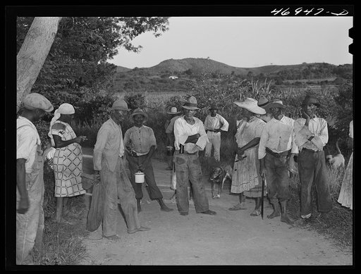 La Vallee, Saint Croix Island, Virgin Islands. At a FSA (Farm Security Administration) group meeting