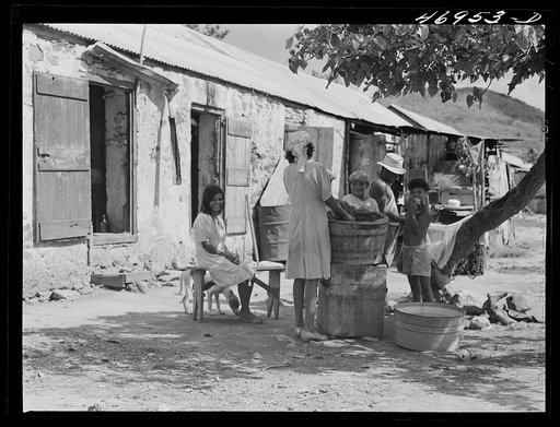 Untitled photo, possibly related to: Frederkiksted (vicinity), Saint Croix Island, Virgin Islands. One of the slum villages