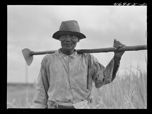 Frederiksted (vicinity), Saint Croix Island, Virgin Islands. FSA (Farm Security Administration) borrower who lives in one of the homestead houses
