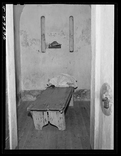 Christiansted, Saint Croix Island, Virgin Islands. A cell in the prison