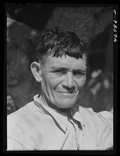 Frederiksted (vicinty), Saint Croix Islands. Puerto Rican farmer, a FSA (Farm Security Administration) borrower