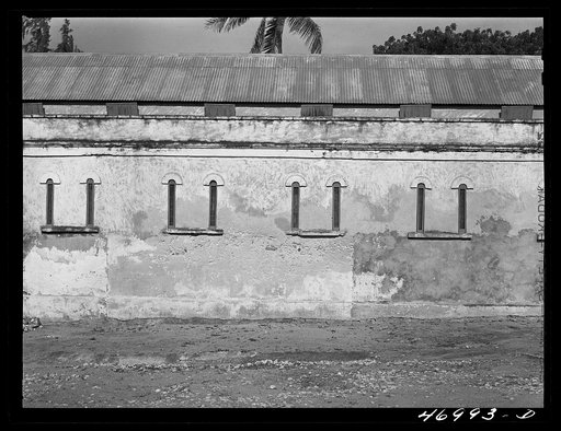 Christiansted, Saint Croix Island, Virgin Islands. Walls of the prison