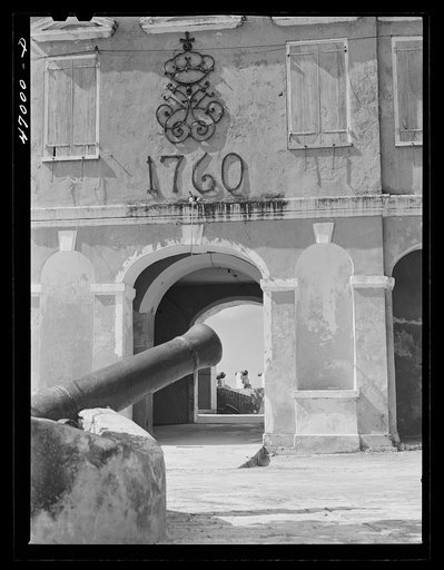 Frederiksted, Saint Croix Island, Virgin Islands. In an old fort built by the French