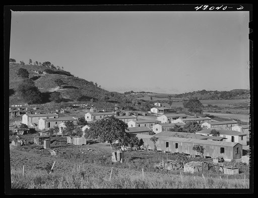 Bethlehem, Saint Croix Island, Virgin Islands (vicinity). One of the villages, formerly slave quarters, reconditioned by the Virgin Islands Company