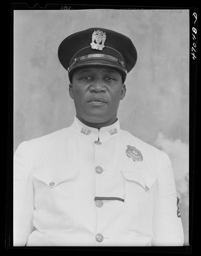 Frederiksted, Saint Croix, Virgin Islands. Sergeant of the police