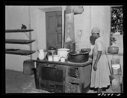 Frederiksted, Saint Croix, Virgin Islands. The kitchen in the Frederiksted hospital