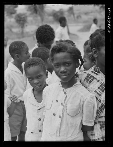 Untitled photo, possibly related to: Christiansted, Saint Croix Island, Virgin Islands (vicinity). Children at the Peter's Rest elementary school