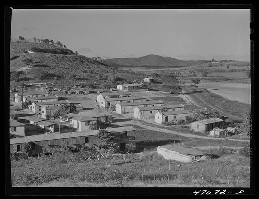 Bethlehem, Saint Croix Island, Virgin Islands (vicinity). One of the villages, formerly slave quarters, reconditioned by the Virgin Islands Company