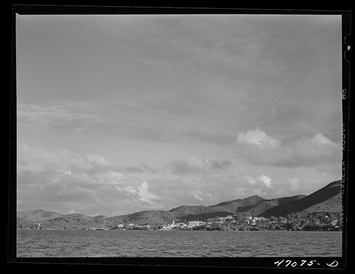 Christiansted, Saint Croix Island, Virgin Islands. View of the Christiansted harbor