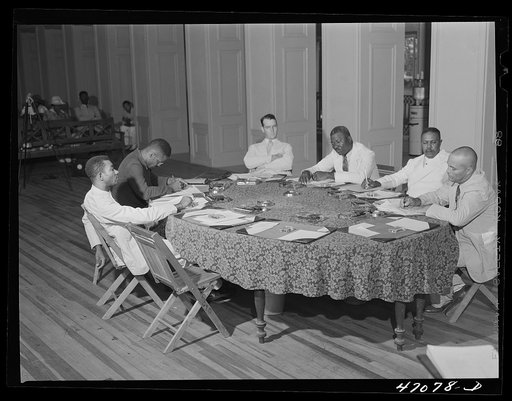 Christiansted, Saint Croix Island, Virgin Islands. The municipal council of Saint Croix in session