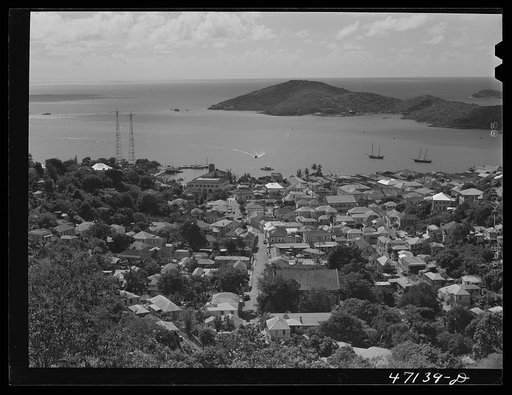 Untitled photo, possibly related to: Charlotte Amalie, Saint Thomas Island, Virgin Islands. General view of the harbor