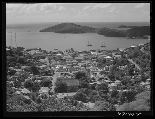 Untitled photo, possibly related to: Charlotte Amalie, Saint Thomas Island, Virgin Islands. General view of the harbor