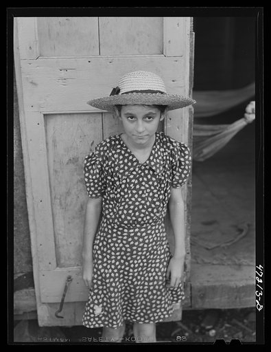 Untitled photo, possibly related to: French village, a small settlement on Saint Thomas Island, Virgin Islands. Children of a French family living in the French village, a small settlement