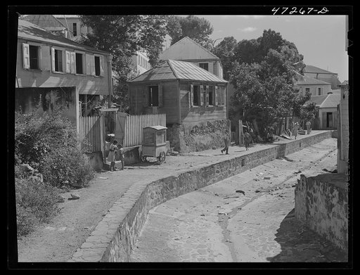 Untitled photo, possibly related to: Charlotte Amalie, St. Thomas Island, Virgin Islands. One of the open sewers