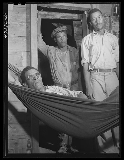 Charlotte Amalie, Saint Thomas Island, Virgin Islands. Defense workers employed at the Naval base