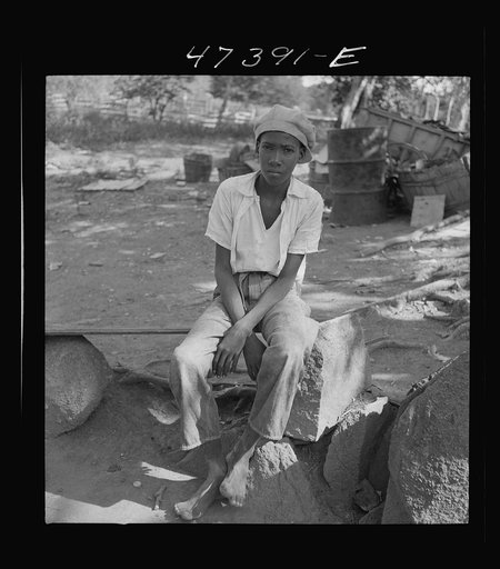 Untitled photo, possibly related to: Saint John Island, Virgin Islands. Young boy